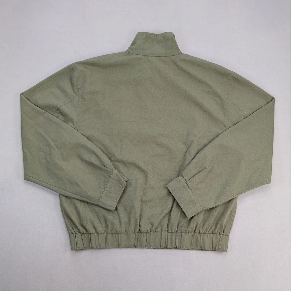 NWT Levi's Olive Cotton Bomber Jacket Utility Military M